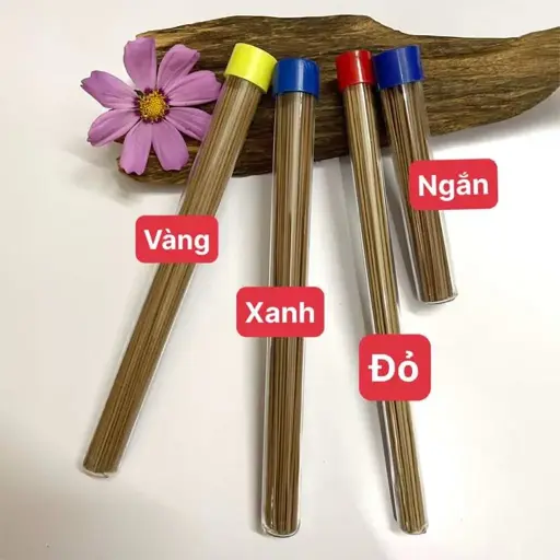 100 que trầm nguyên chất nắp vàng 35 phút